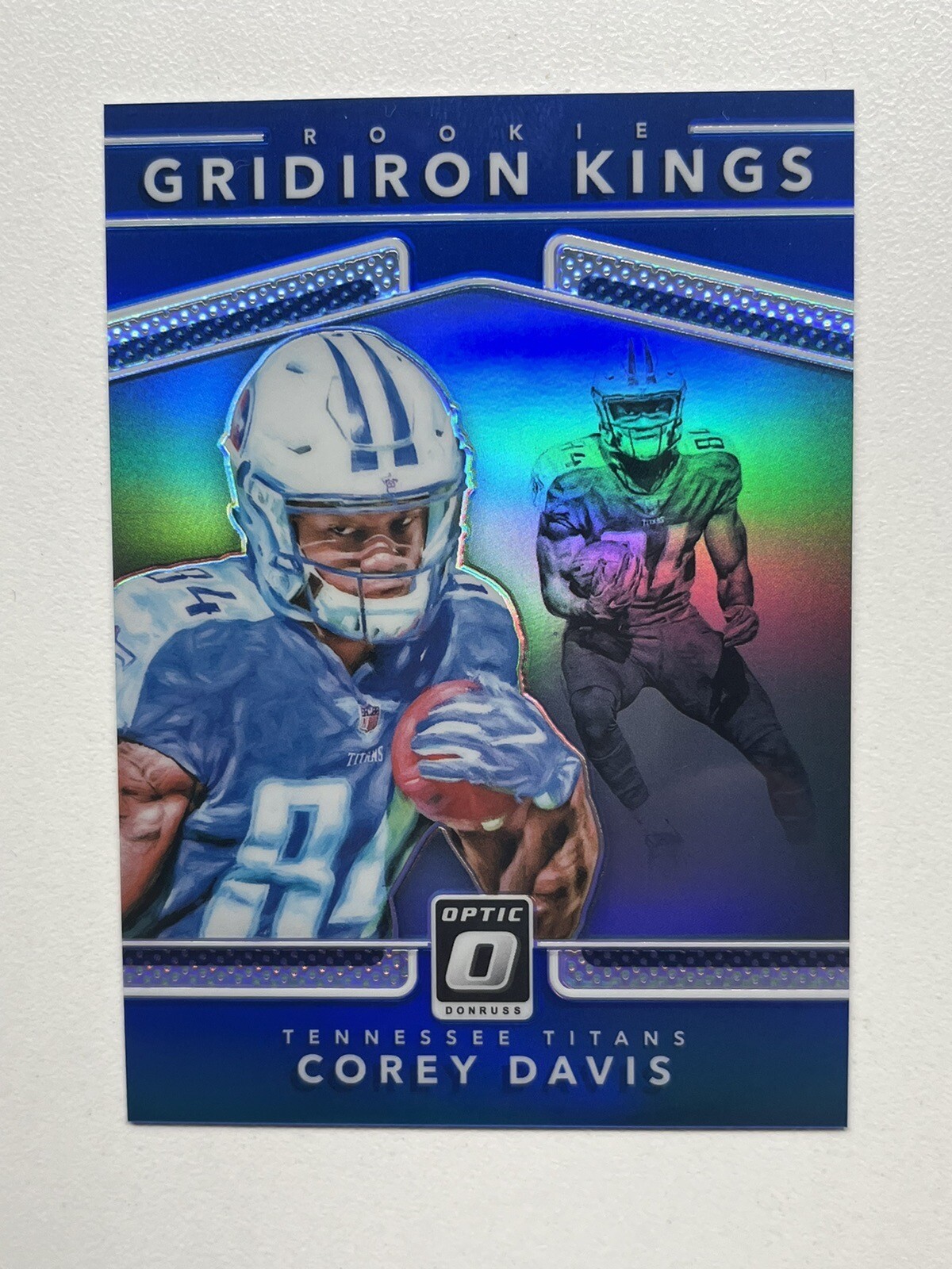 2017 Donruss Optic Gridiron Kings Blue #8 Corey Davis /149 Tennessee Titans