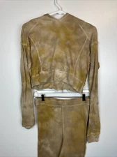 Women’s Wild Fable 100% Cotton Crop Top Hoodie And Flare Leggings Size L