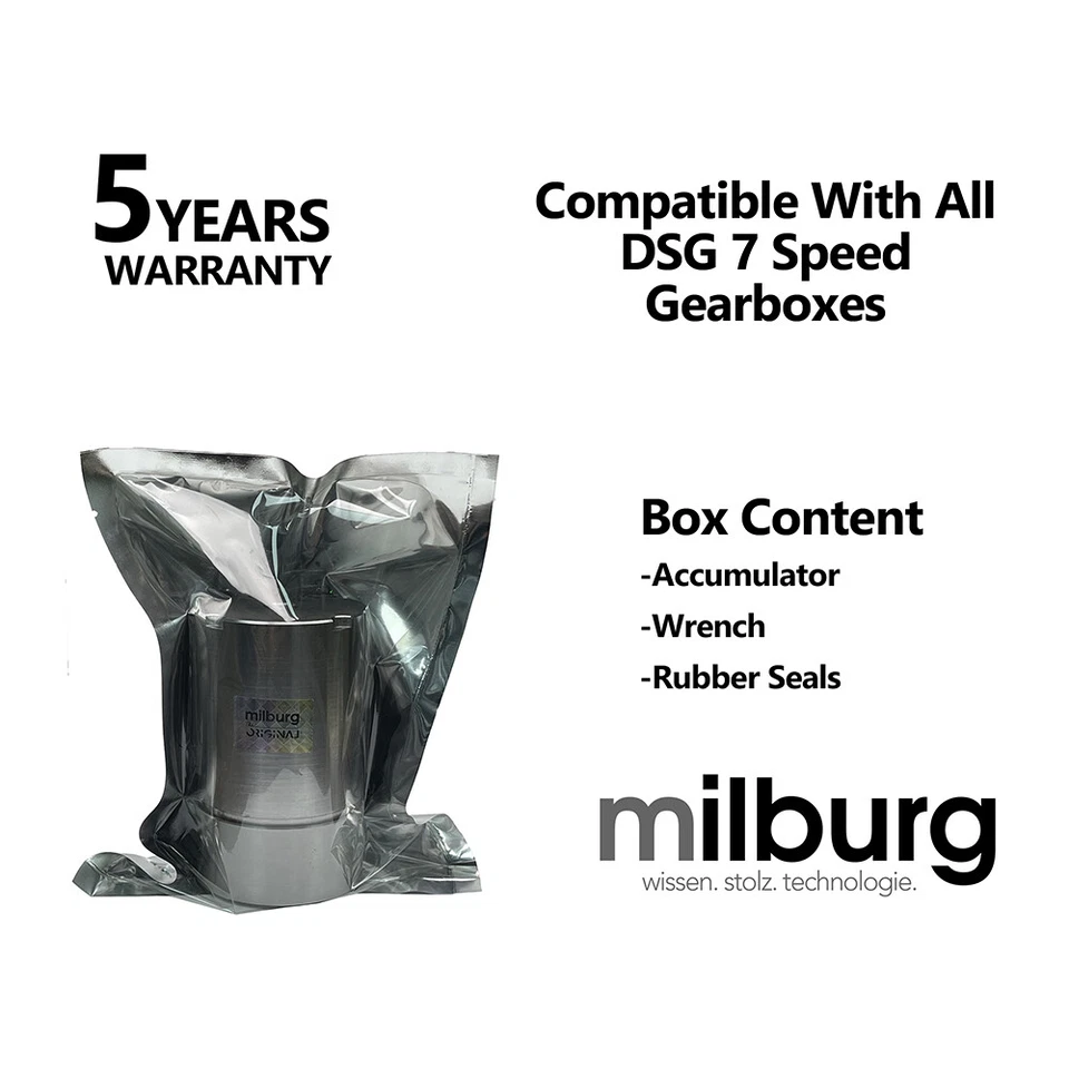 DSG Repair Kit for 7 Speed DSG Gearbox DQ200 Genuine Milburg P189C P17BF - Image 3 of 4