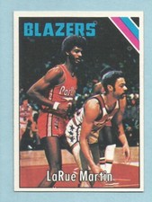 1975-76 Topps Basketball LaRue Martin #183 Portland Trail Blazers Loyola NM/MT 2