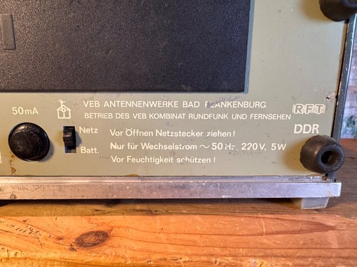 VEB RFT DDR - Gerät tragbar. Funktion unbekannt (Eigenbau/Prototyp?) 4,3kg #8.6H - Photo 7/16