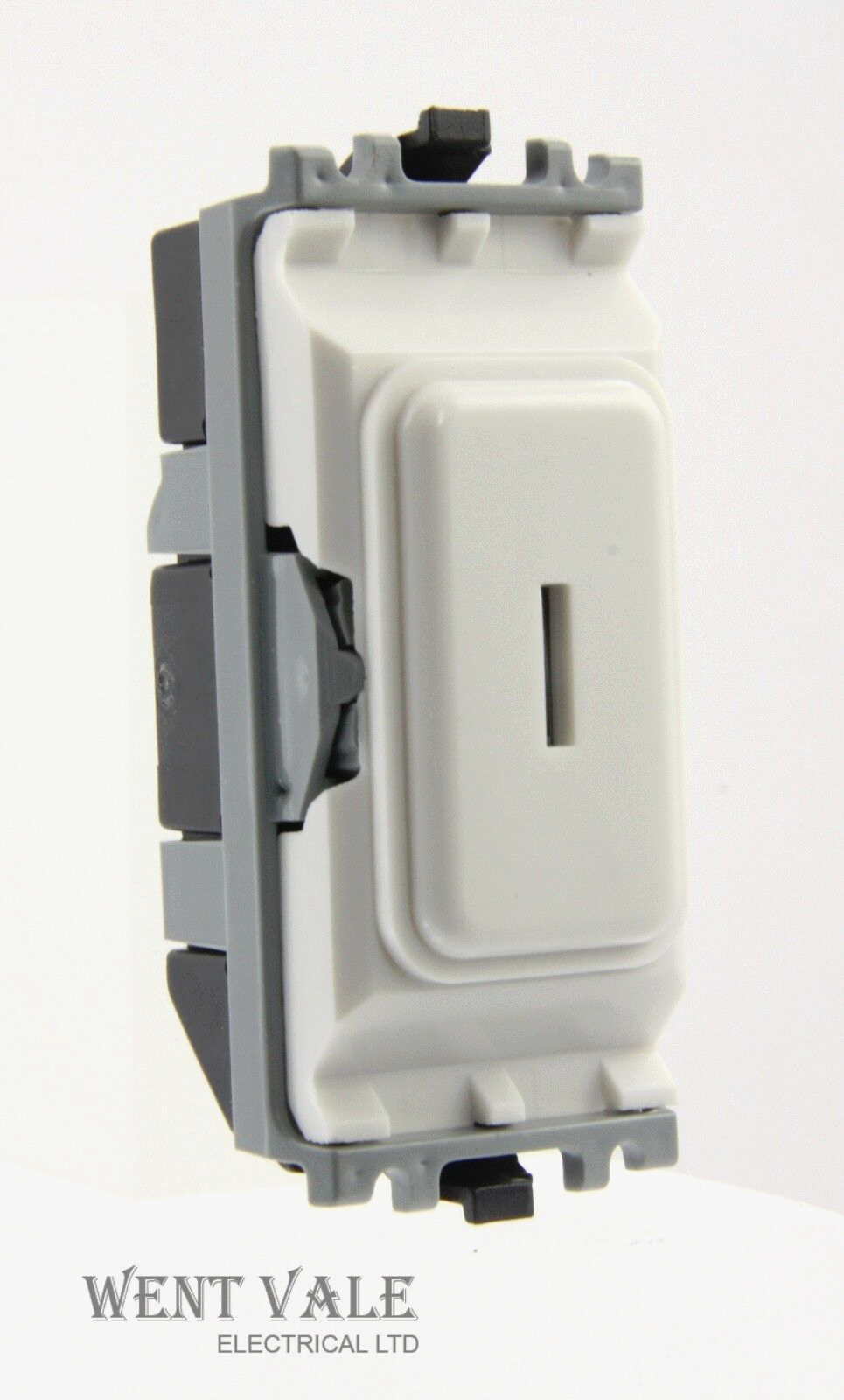 MK Grid Plus - K4898 WHI - 20a Two Way Key Switch Module Used