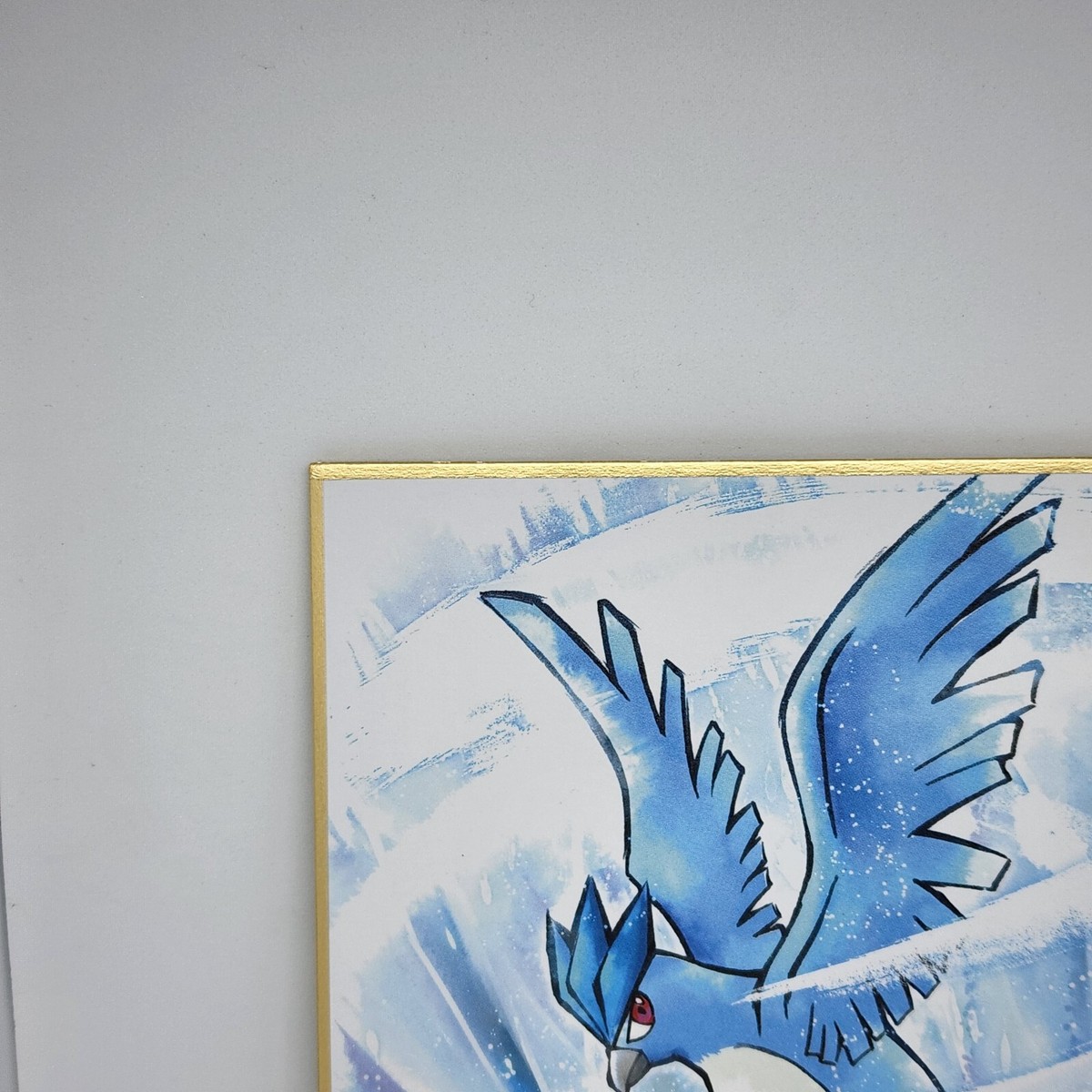 美術品 Articuno Pokemon Art Board Card Shikishi Official Bandai