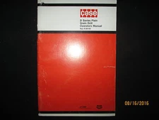 CASE  D Series Plain Grain Drill Operators Manual Book Factory Original