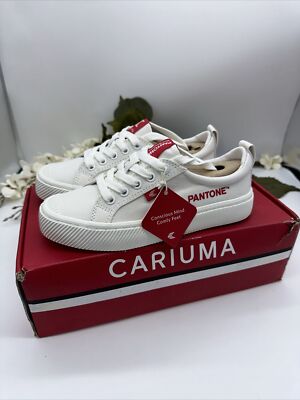 Cariuma OCA Pantone Off-white Sneaker 5 Womans 3.5 M Sneaker Viva Magenta NIB