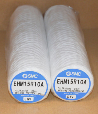 SMC 2x Filterelement EHM15R10A 2 Stück NEU OVP