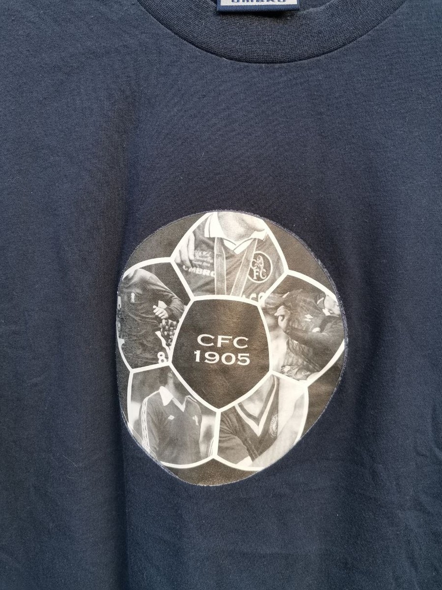 CHELSEA 100 YEARS 2005/2006 TRAINING FOOTBALL COTTON TEE UMBRO
