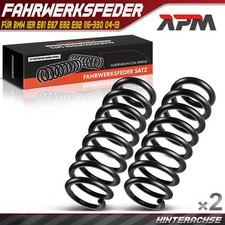 2x Federn Fahrwerksfeder Hinterachse für BMW 1er E81 E87 E82 E92 116-330 04-13