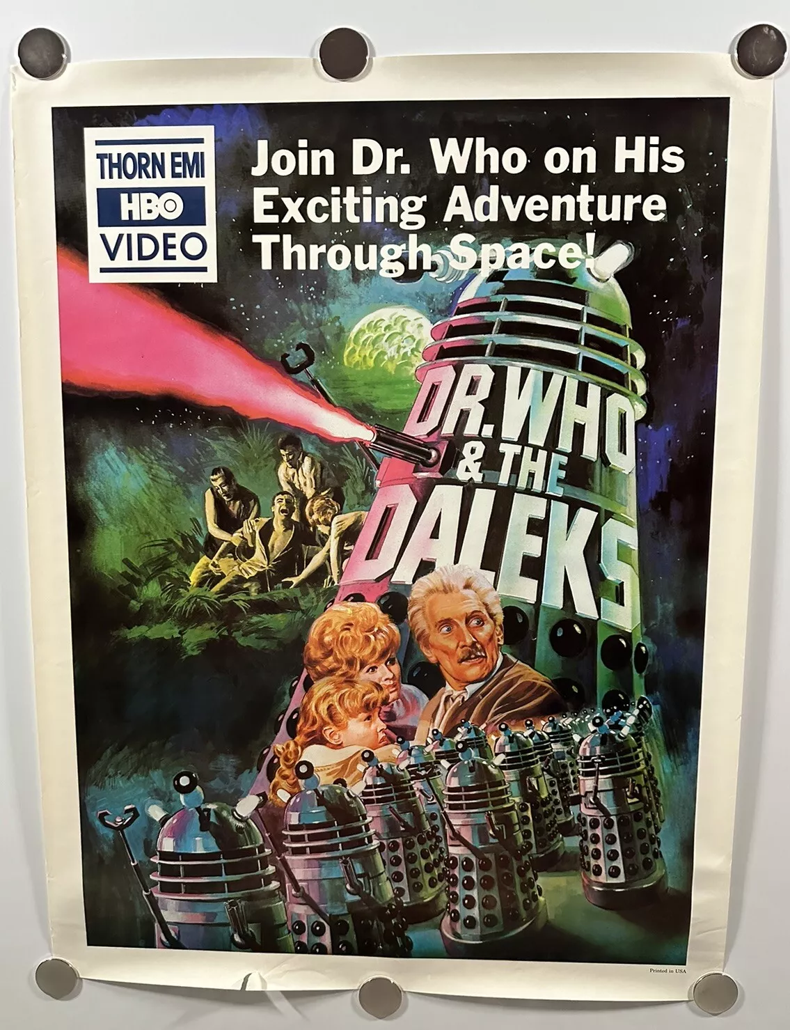 Dr Who and the Daleks VHS Poster- 5 Awesome Things on eBay this week