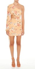 NEW with Tags - Floral One-Shoulder Mini Dress
