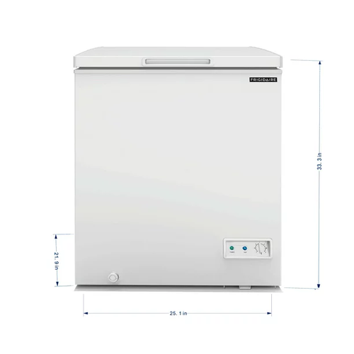 Frigidaire 5.0 Cu. ft. Chest Freezer, Garage Ready, White