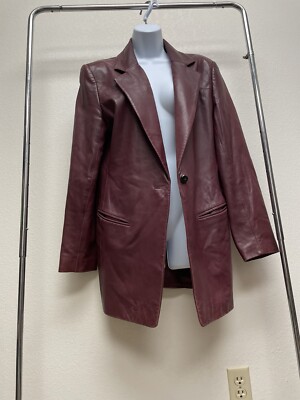 dana buchman leather jacket