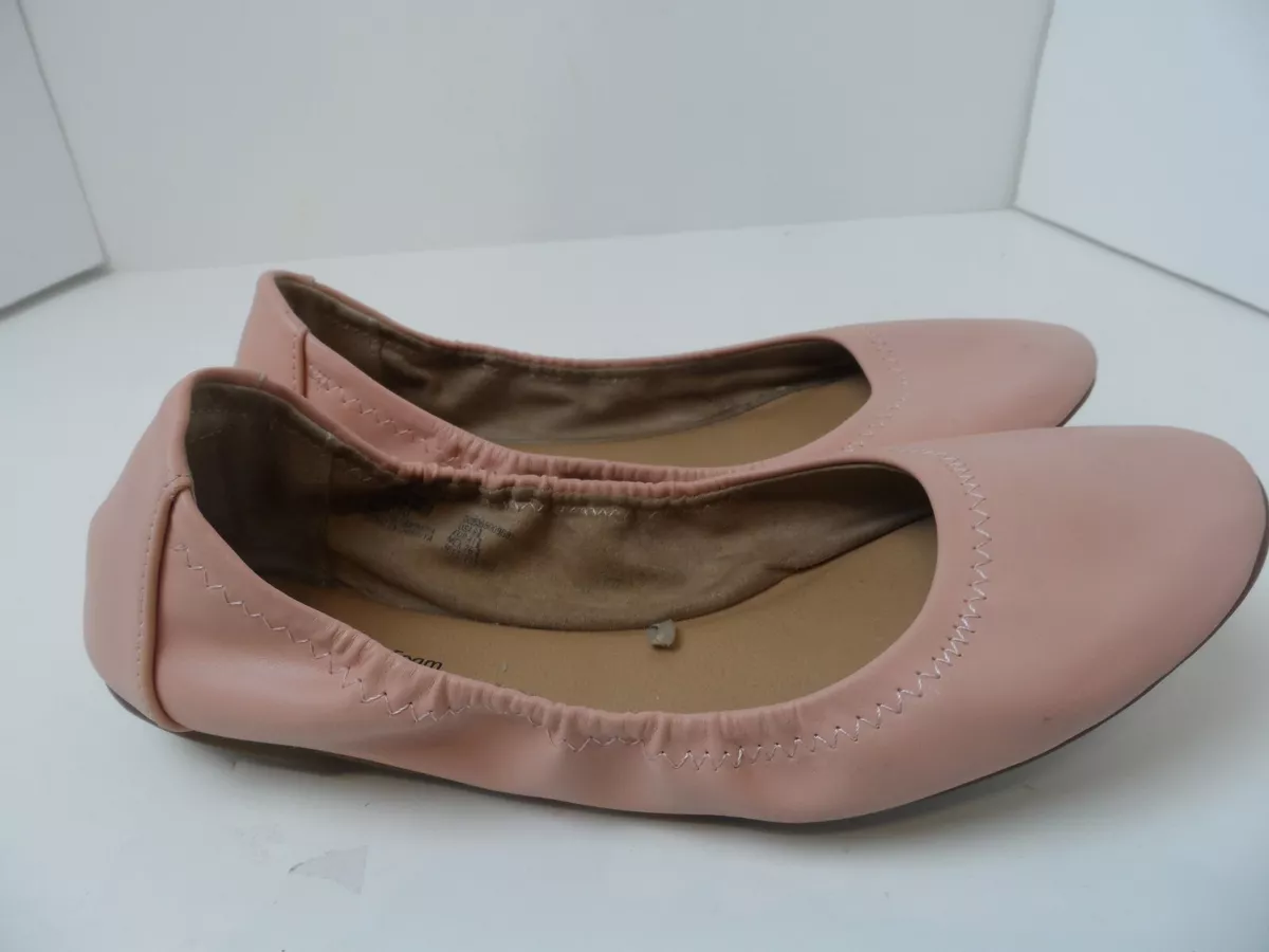 Pre-owned Leather Ballet Flats In Pink