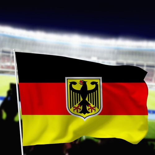 90x150cm Germany Flag Polyester Germany Banner Vivid Color Germany