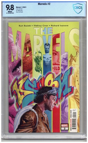 Marvels  # 2  CBCS   9.8   NMMT   White pages  July 2021   See photos 