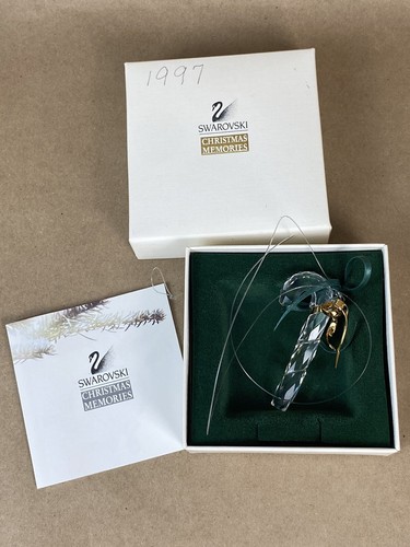 Swarovski Christmas Ornament Candy Cane 1997 Original Box - Picture 14 of 16
