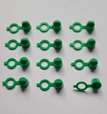 Grease Zerk Fitting Dust Caps Green Polyethylene 12 Each from USA SELLER!