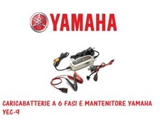 CARICABATTERIE A 6 FASI E MANTENITORE YAMAHA YEC-9 BATTERY CHARGER 12V