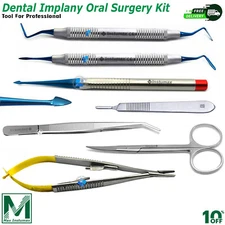 Oral Dental Surgery Instruments Set Extracting Elevators Forceps Kit Tool