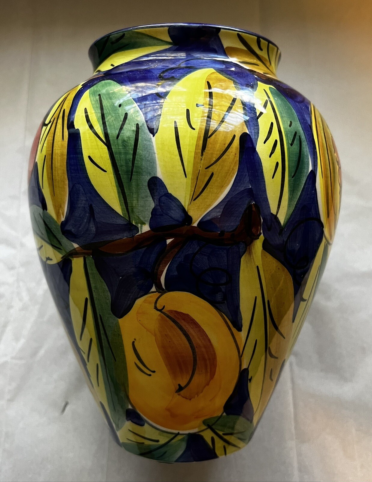 Fruit Design Vase, Pottery Barn Made In Italy. Great For Any Home. I