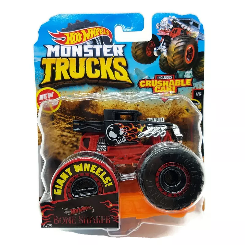 Hot Wheels Monster Trucks Bone Shaker Truck New Unopened 6/75 2020