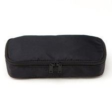 MUJI MoMA JAPAN nylon pen case Big capacity type good-simple designed Black
