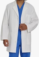 Landau Men 3 Pocket White Lab Coat Size 50 WWY 3148 New With Tags