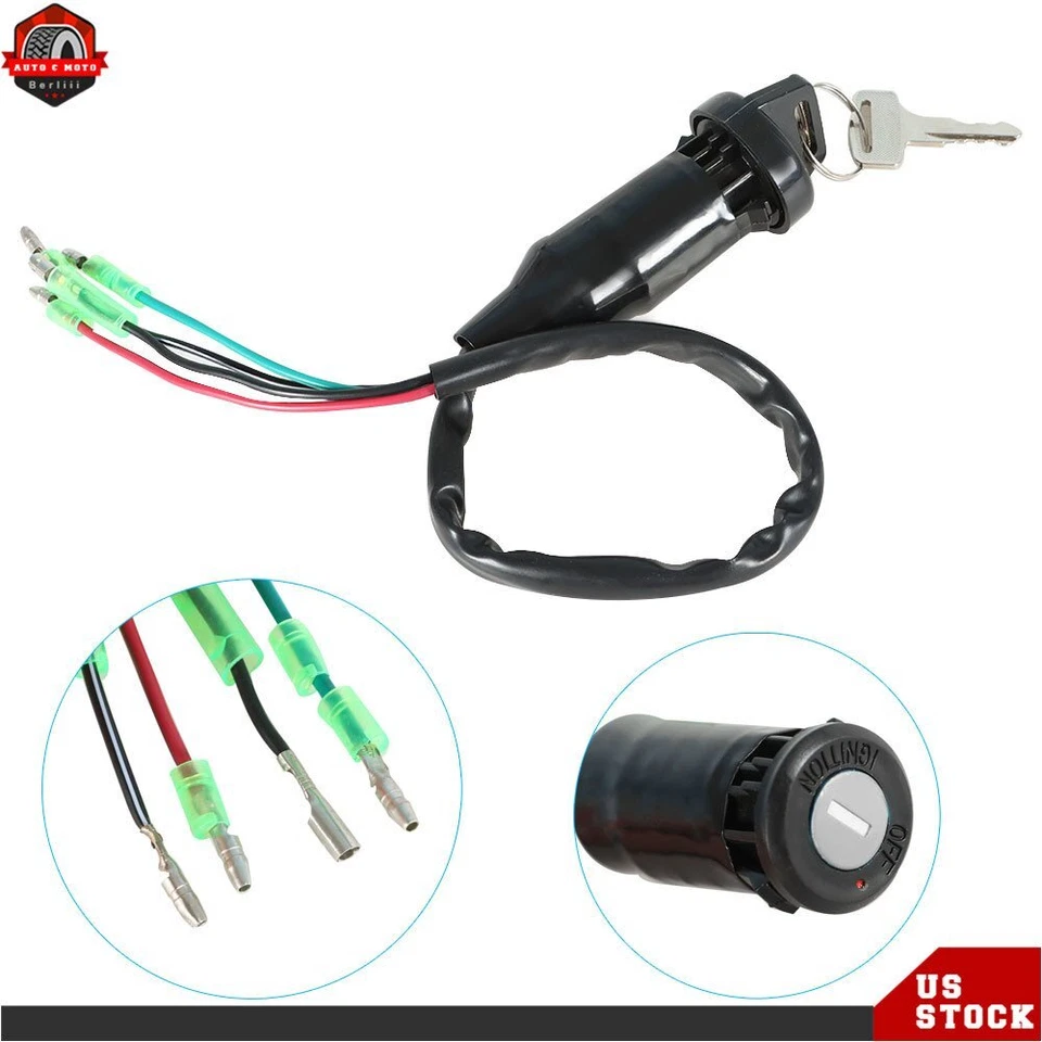 Interruptor de llave de encendido de alta calidad apto para Honda CRF230 CRF230F 2003 2004-2007 Foto 3 de 4