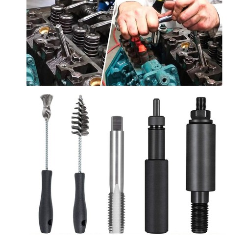 Injector Sleeve Cup/Seat/Bore Cleaning Brush+Remove /Install Tool Kits