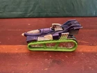 Vintage 1992 Mattel Hot Wheels Snow Patrol Treadator Vehicle Blue Green Silver