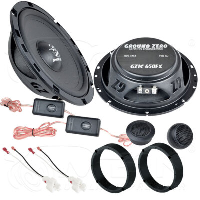 GROUND ZERO LAUTSPRECHER für CHEVROLET LACETTI 2004-2010 Heck Tür 140W 165 #AXKQ
