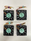 4 x Cooling Fans, 12v DC 3pin 70mm x 70mm x 15mm
