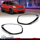 PAIR HEADLIGHT BEZELS TRIM RING LEFT RIGHT SIDE FIT FOR MINI COOPER 2011-2016