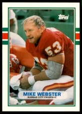1989 Topps Traded Mike Webster Kansas City Chiefs #131T