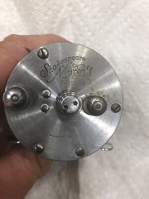 Moulinet De Pêche Vintage Shakespeare Marhoff 1964 - Modèle à Remontage De Niveau GE - Testé Et Fonctionnel