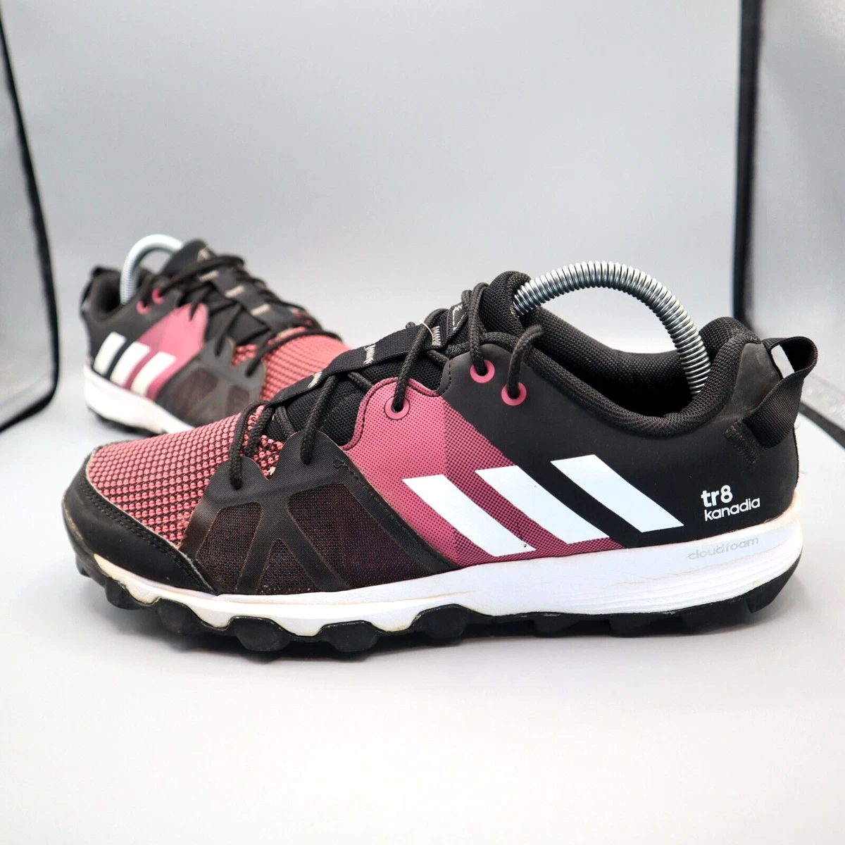 sensor Ardiente Oso polar Adidas Kanadia Tr8 Womens Size 9 Running Shoe Black Pink Training Sneakers  | eBay