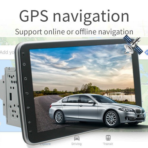 2DIN Rotatable 10.1'' Android 12 Touch Screen Car Stereo Radio GPS Wifi Tablet - Picture 7 of 12