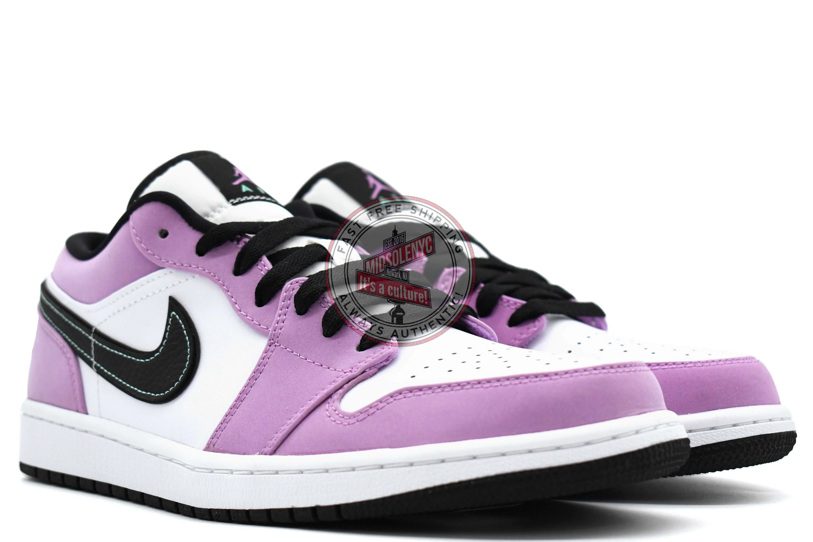 Air Jordan 1 Low SE Violet Shock White Black - CK3022-503 | eBay