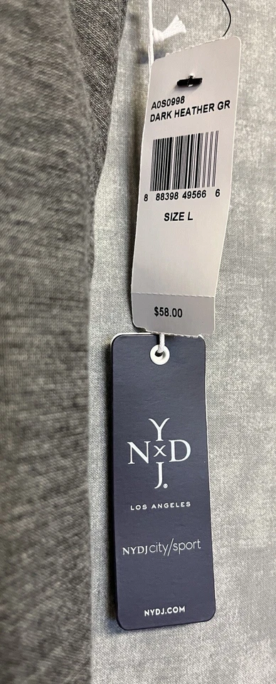 NEW size large NYDJ City/Sport tank top gray black L - Image 3 of 4