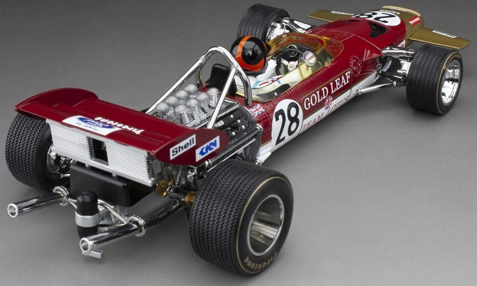 1:18 Quartzo Q18221 Emerson Fittipaldi Lotus 49C #28 British GP 1970 - Image 2 of 4