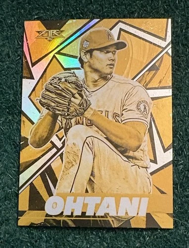 SHOHEI OHTANI - 2021 TOPPS FIRE GOLD MINTED PARALLEL CARD #26 - ANGELS - DODGERS