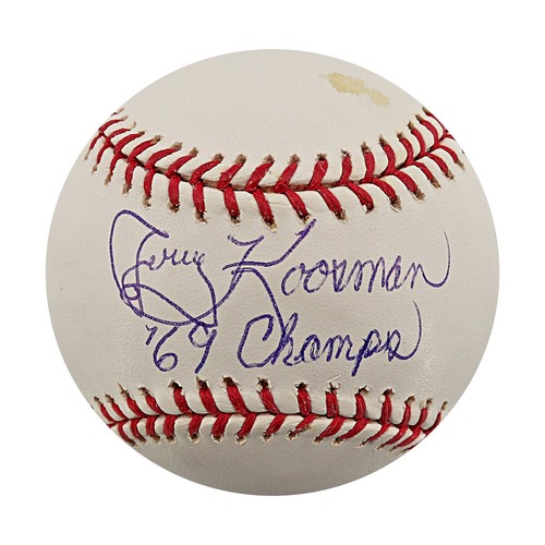 Jerry Koosman NY Mets handsigniert signed beschriftet ROMLB Baseball (Steiner COA)