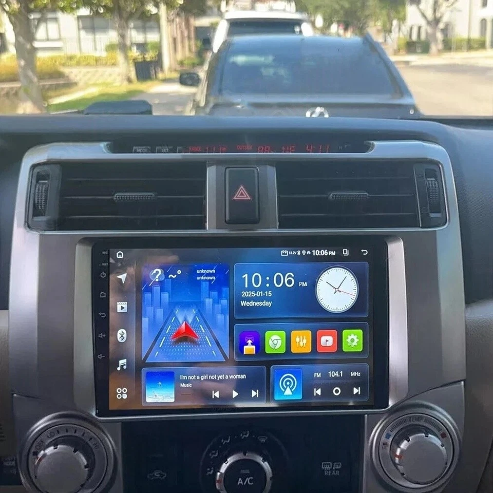Для 2009-2019 Toyota 4Runner Apple Carplay радио Android GPS навигатор Wi-Fi + камера - Изображение 3 из 4