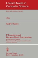 P-Functions And Boolean Matrix Factorization A. Thayse