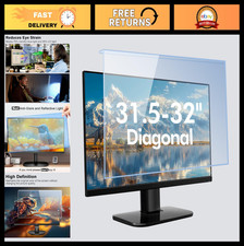 Blue Light Filter Panel 31.5-32 Inch for Computer Monitor TV, Eye Protection,