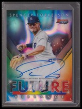 2021 Bowman's Best Spencer Torkelson Future Vibrance Auto Lava Refractor #/50