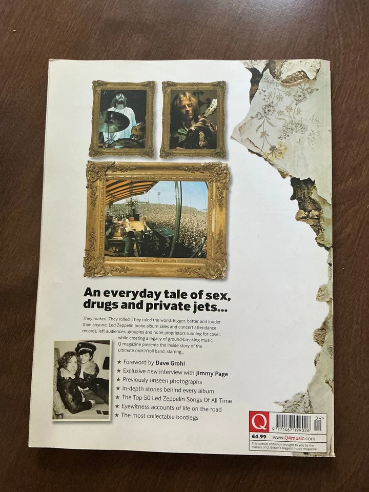 Led Zeppelin Q Magazine Special Edition 2003 Jimmy Page Interview Robert Plant Foto 2 de 2