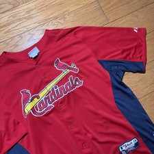 Majestic St. Louis Cardinals Authentic Collection Cool Base Jersey Mens XL Red