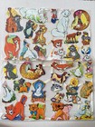 Vintage die cut Disney Aristocats Characters Paper Ephemera England Rare