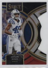 2023 Panini Select Premier Level Black & Red Prizm Die-Cut Jaylon Jones 1jx9